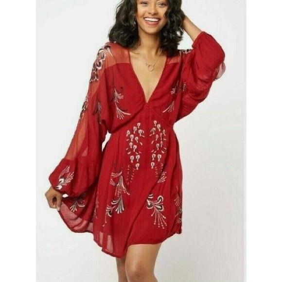 Free People Dresses & Skirts - Free People | Bonjour embroidered mini dress